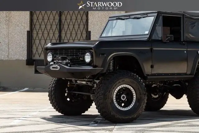 ford bronco matte black with 1,168 miles, for sale!