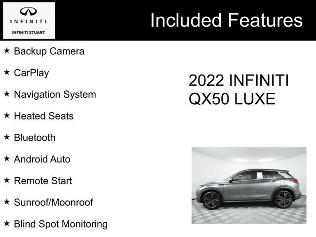 2022 infiniti qx50 luxe