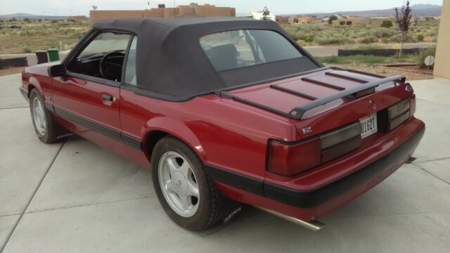 1991 ford mustang 5.0 lx convertible low mile car