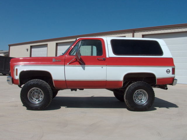 1977 k-5 blazer - low mileage, rust free, california fresh