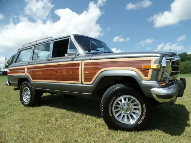 1990 jeep grand wagoneer 6.0l ls powered woody wagon rust free lifted 77-photos