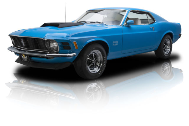 documented restored investment grade grabber blue mustang boss 429 v8 4 speed