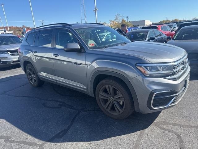 2021 volkswagen atlas 3.6 se w/ technology r-line