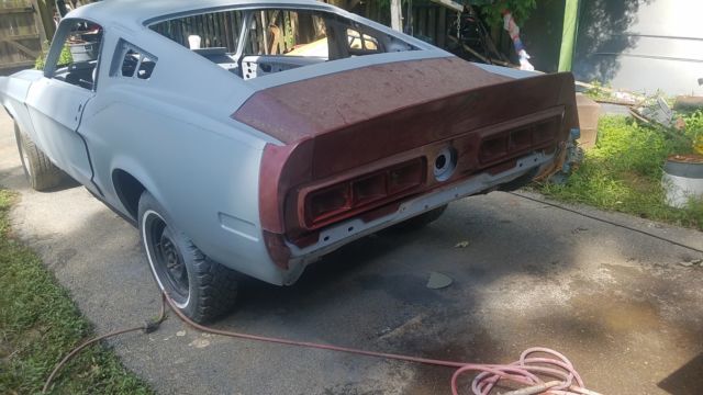 1968 ford mustang base fastback c-code worldwide shipping available
