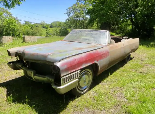 2 car deal 1965 convertibles one solid barn find one rusty mess wit papers pair