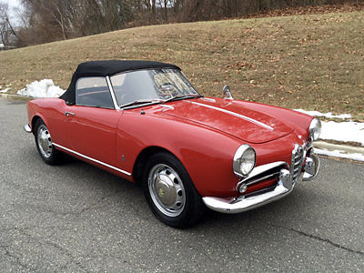1958 alfa romeo giulietta spider normale with a veloce spec engine