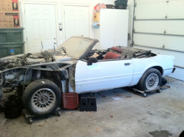 1992 ford mustang convertible project car