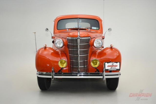 1938 chevrolet master deluxe street rod 43364 miles orange 3 speed manual