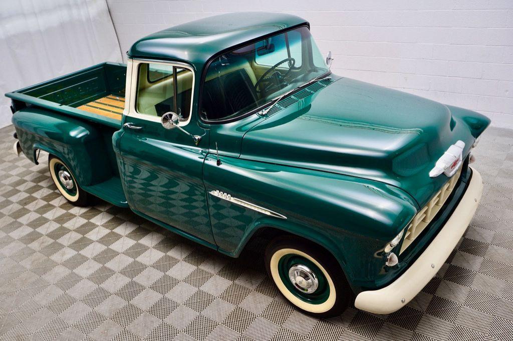 1955 chevrolet 3200 long bed truck restored 6 cylinder manual
