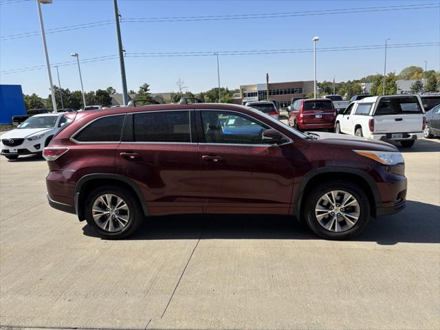 2014 toyota highlander le