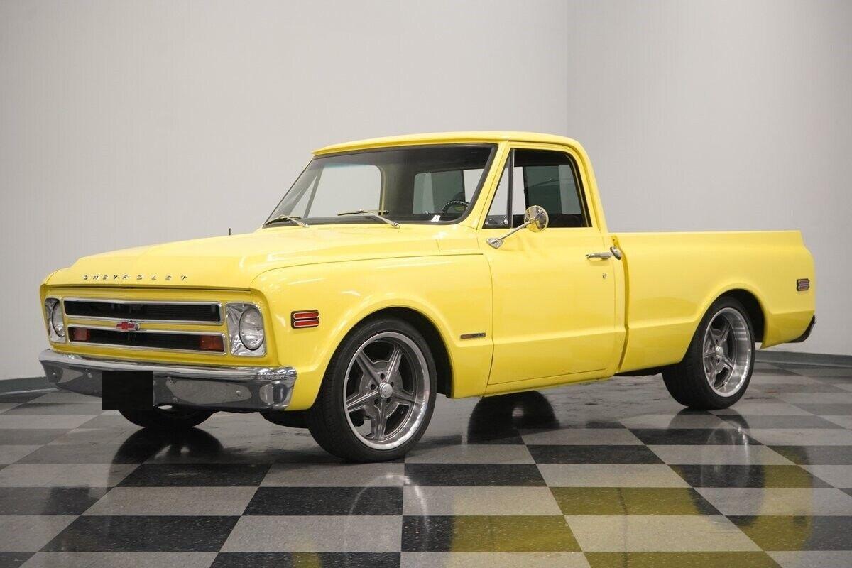 1968 chevrolet c 10 ls restomod great bold color 966 miles