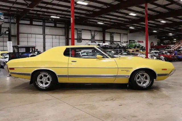 1972 ford gran torino 76000 miles yellow coupe 351ci v8 automatic