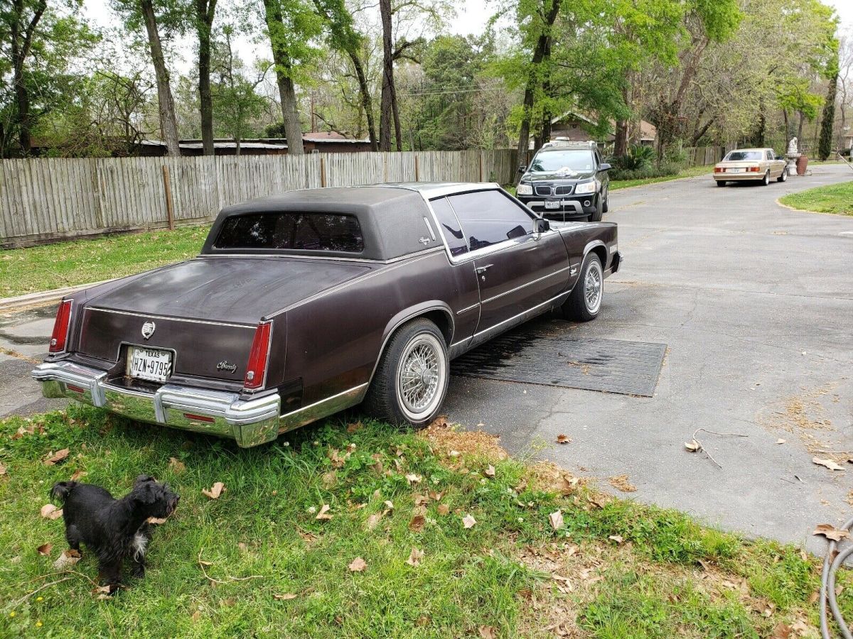 1980 cadillac eldorado sedan brown fwd automatic
