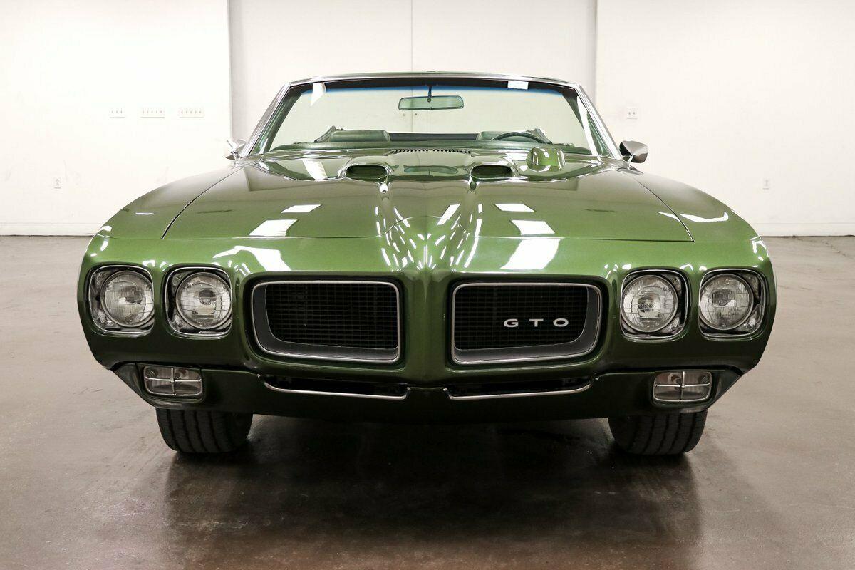 1970 pontiac gto 12740 miles pepper green convertible 455 pontiac v8