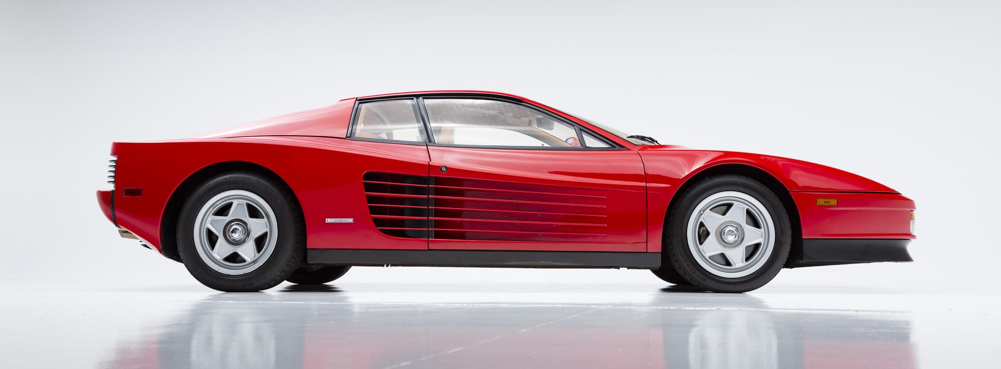1986 ferrari testarossa flying mirror 16,111 miles rosso corsa coupe h12 manual