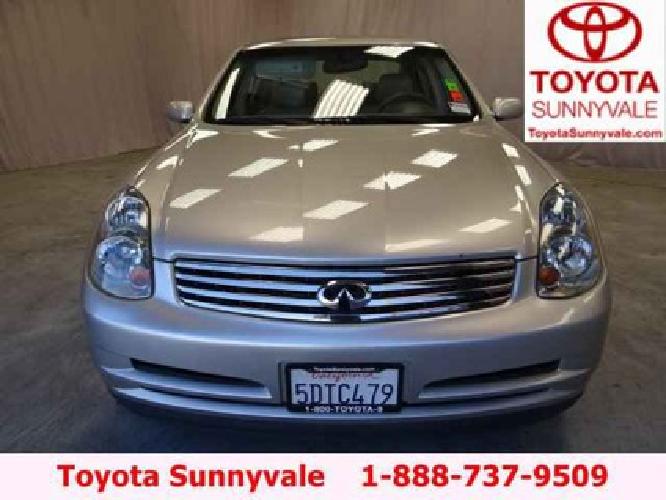 2003 infiniti g35 sedan leather in sunnyvale, ca