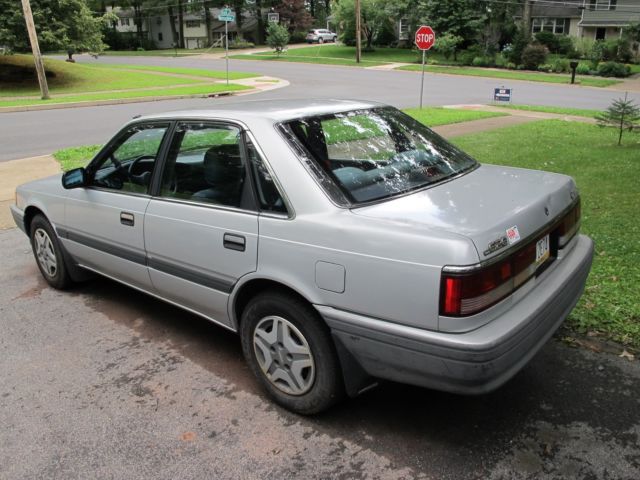 classic antique 1988 mazda 626 silver one owner 93k miles