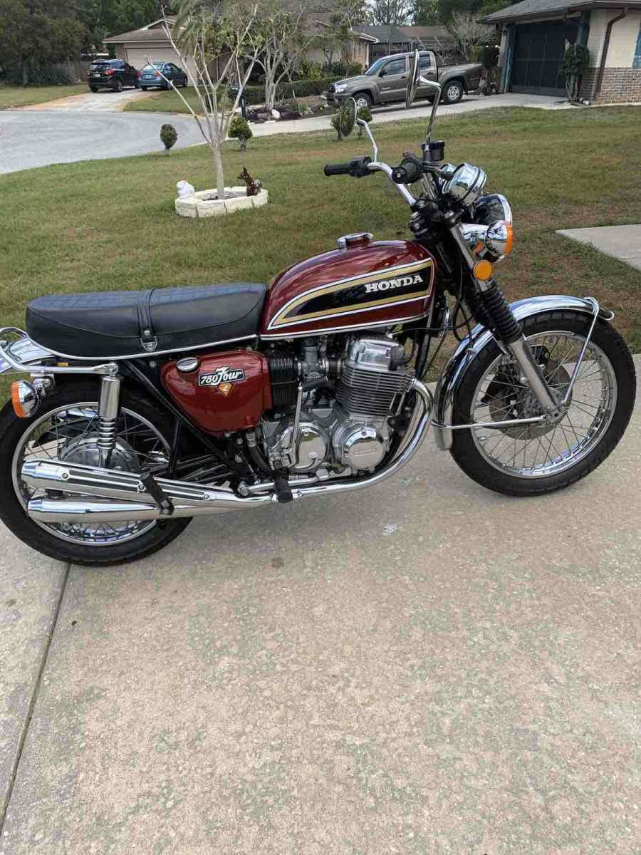 1976 honda cb750k red rwd manual cb
