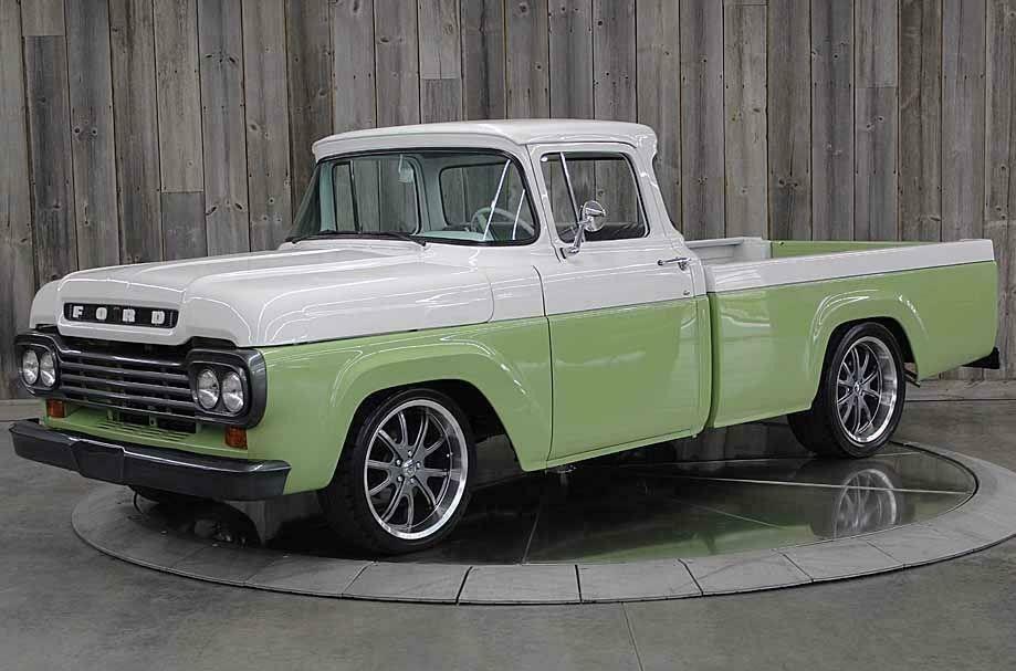 1959 ford f-100 pickup truck resto mod ac automatic 351 ci v8