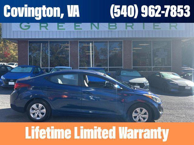2016 hyundai elantra se