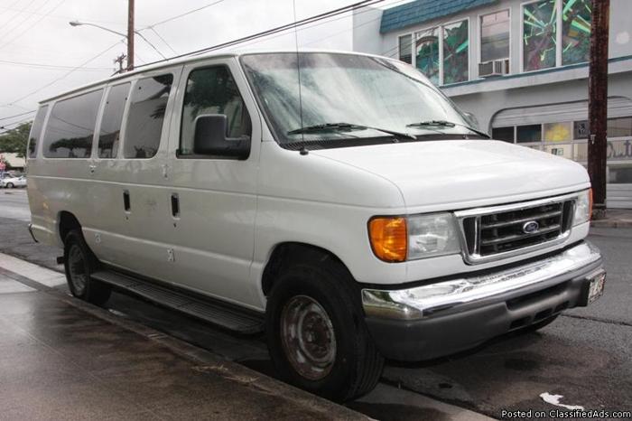 2006 ford econoline e350 super duty extended 15 passanger van (no&bad credit possible financial "0" down payment available for sale in honolulu, hawaii