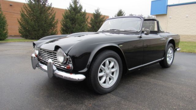 1962 triumph tr4, frame on resto., 63k miles, overdrive, aluminum surrey top