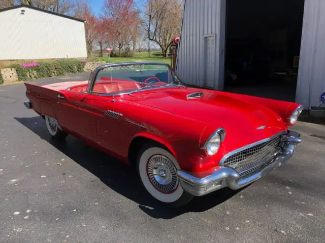 1957 ford thunderbird 312/270hp e-code car