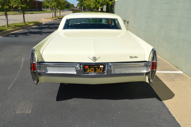 1967 cadillac cpe deville 31k mi orig color leather everything works priced sell