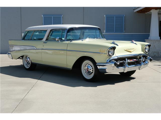 1957 chevrolet nomad coronado yellow 350ci v8 25737 miles