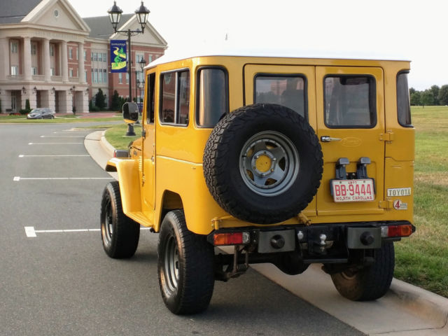 1977 toyota landcruiser fj40 yellow land cruiser fj 40