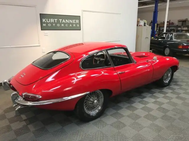 1965 jaguar e-type, series one, 4.2 liter coupe. matching #'s engine. restored