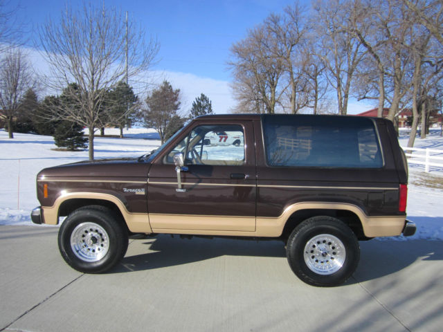 1987 ford bronco ii eddie bauer 4x4 79,000 original miles - 1 owner! must see!!