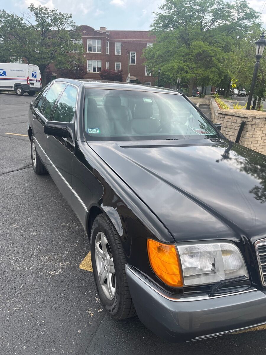 1993 mercedes-benz 600sel sedan black rwd automatic sel