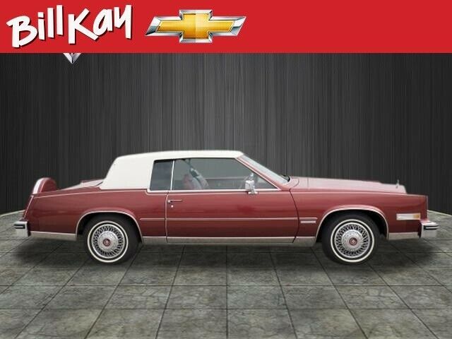 1983 cadillac eldorado premium 54259 miles red 2dr coupe 4.1l 8 cylinder automat