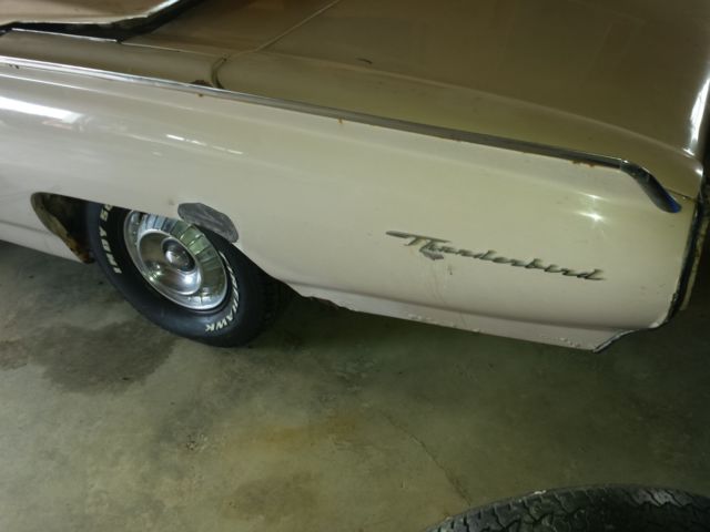 1963 ford thunderbird convertible rare sahara rose