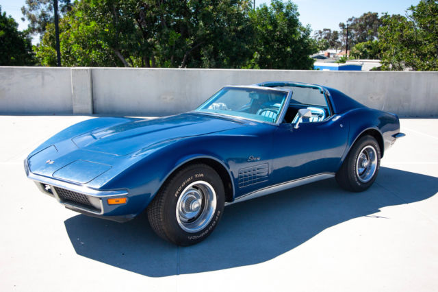 1970 chevrolet corvette stingray coupe 4speed t-tops
