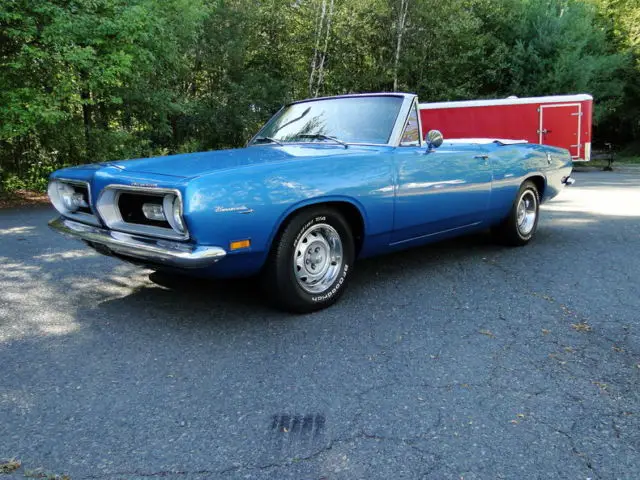 1969 plymouth barracuda convertible