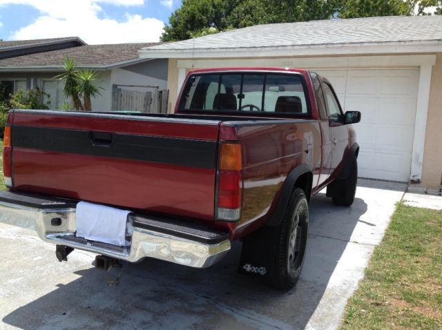 1990 nissan pickup truck hardbody d21 se v6 4x4 manual 5 speed one owner