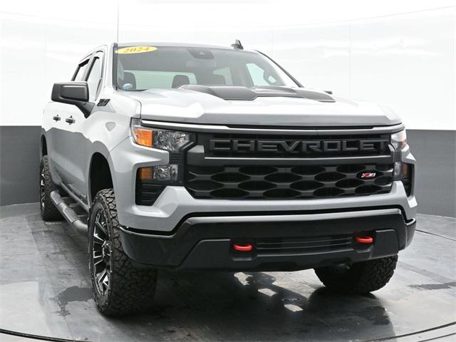 2024 chevrolet silverado 1500 4wd crew cab short bed custom trail boss