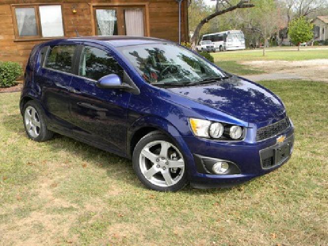 2013 chevrolet sonic ltz (blue) 11k miles in san antonio, tx