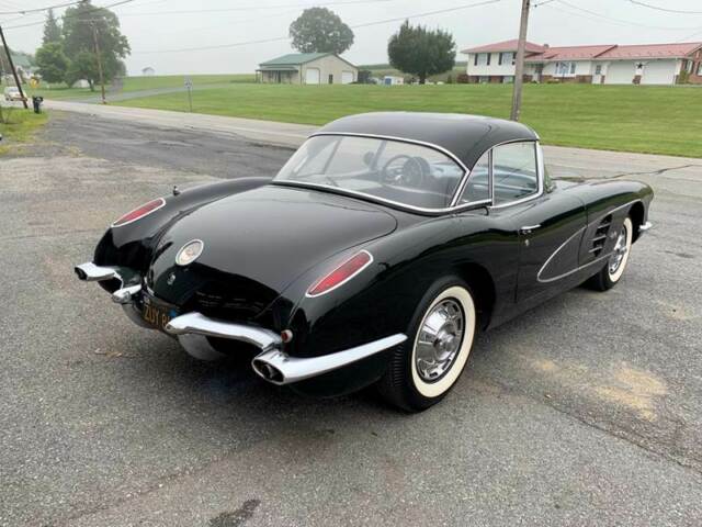 1959 corvette rareâ blackâ overâ blue*2x4â 283/270hp*4speed*survivor*caliblktagcar*