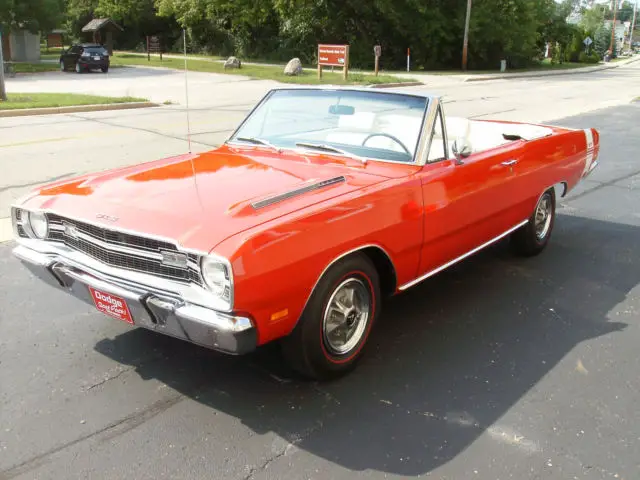 1969 dodge dart gts convertible 2-door 5.6l