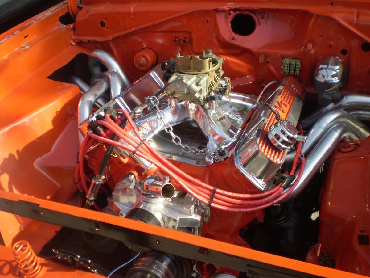 1971 dodge dart swinger built 440 orange street rod bucket seats headers