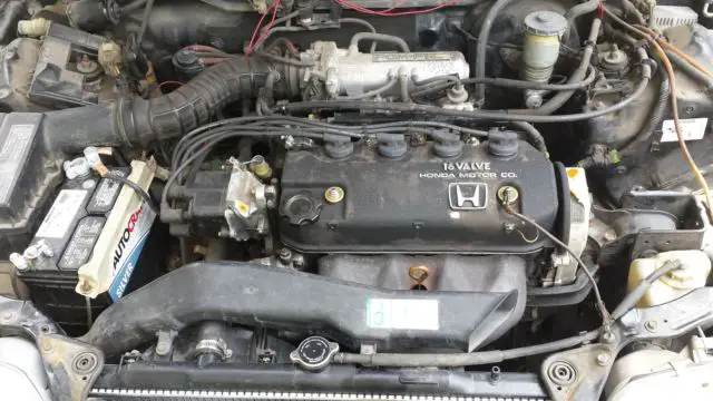 1989 honda crx si 4 cyl, 1.6 l, manual 5-spd- 186184 miles