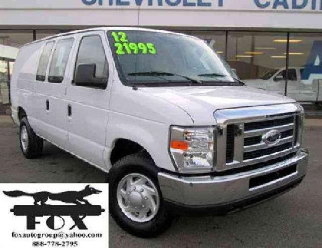 used 2012 ford econoline cargo van e-250 commercial van, 5,400 miles in painted post, ny