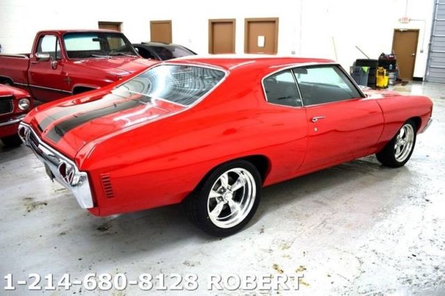 1972 chevrolet chevelle ss 454 tribute 22151 miles red coupe 22151 automatic