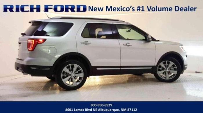 2018 ford explorer limited awd limited 4dr suv for sale in albuquerque, new mexico