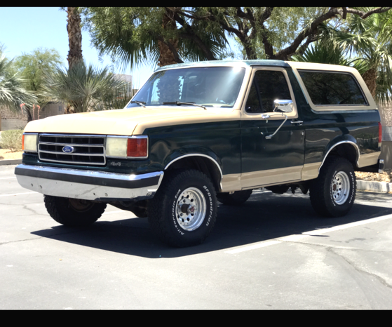 1991 ford bronco xlt 2-door 5.8 v8 4x4