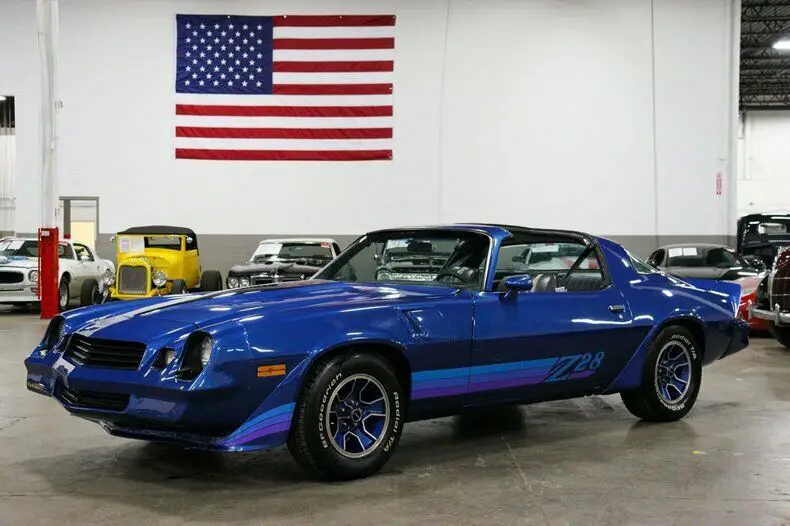 1980 chevrolet camaro 59580 miles blue 350ci v8 automatic