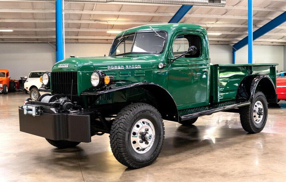 1958 dodge power wagon green used manual 4wd pickup truck